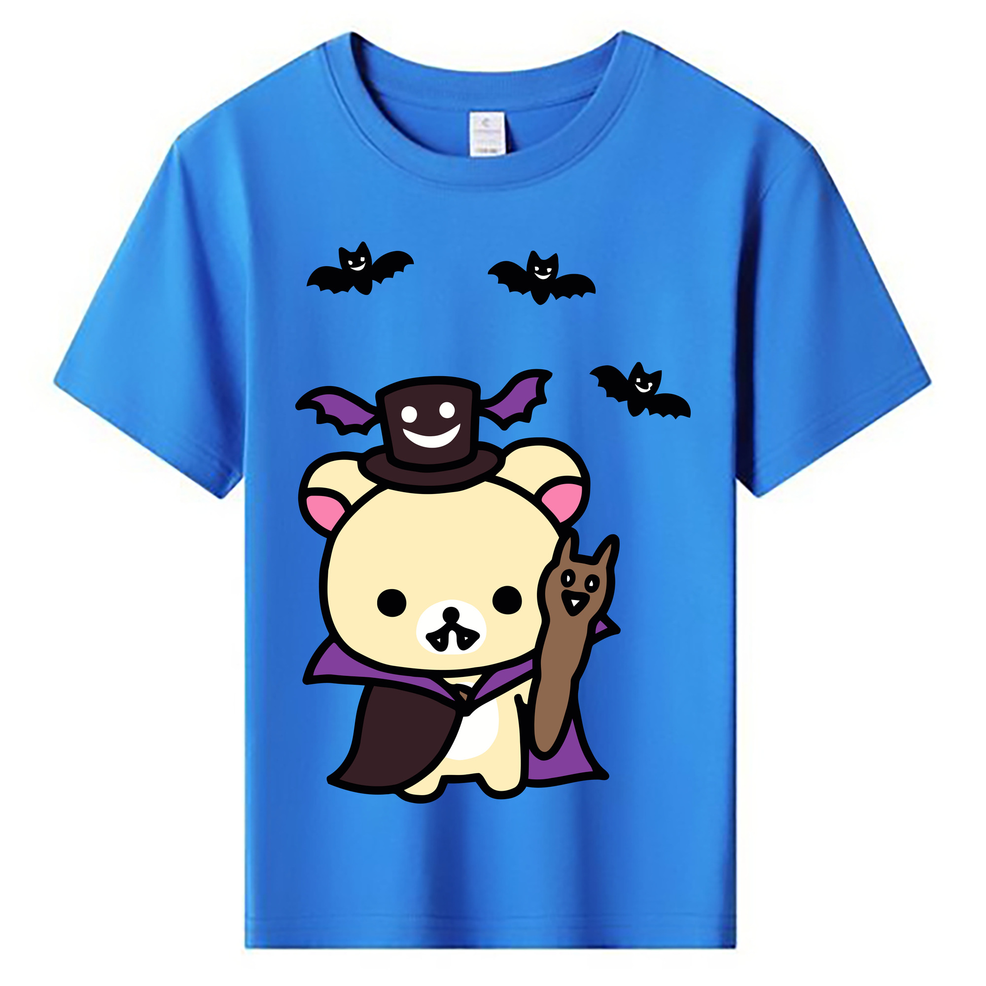 （画像用） リラックマ リラックマ キイロイトリ Rilakkuma Korilakkuma Kiiroitori 綿100％キッズTシャツ（フロントプリント）